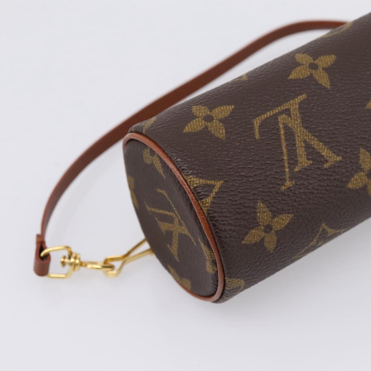 LOUIS VUITTON Monogram Papillon Pouch LV Auth BA15780A