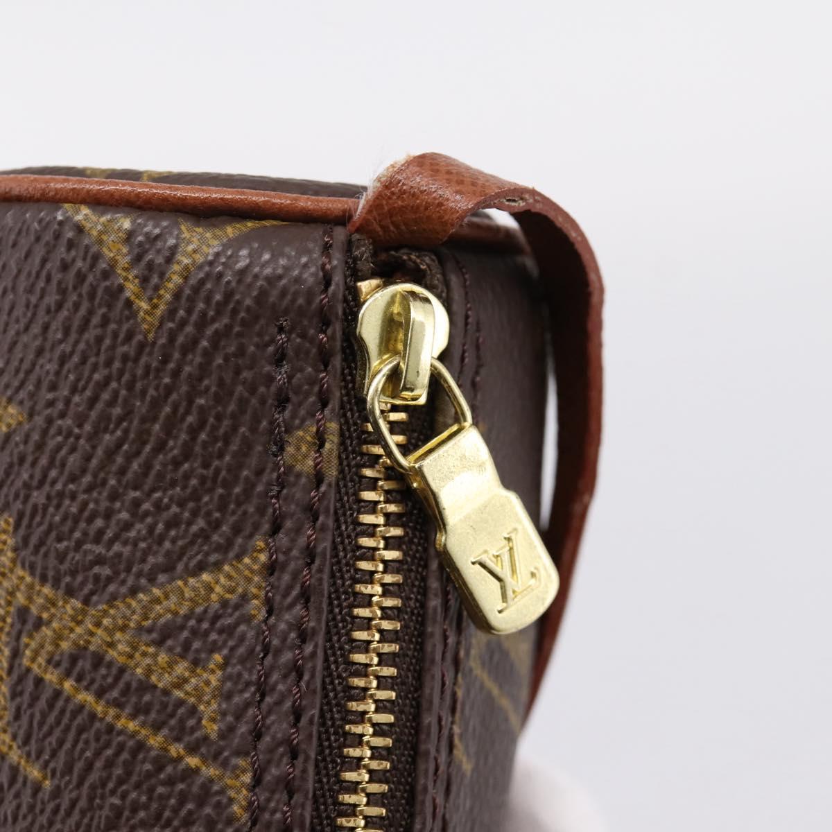 LOUIS VUITTON Monogram Papillon Pouch LV Auth BA15780A