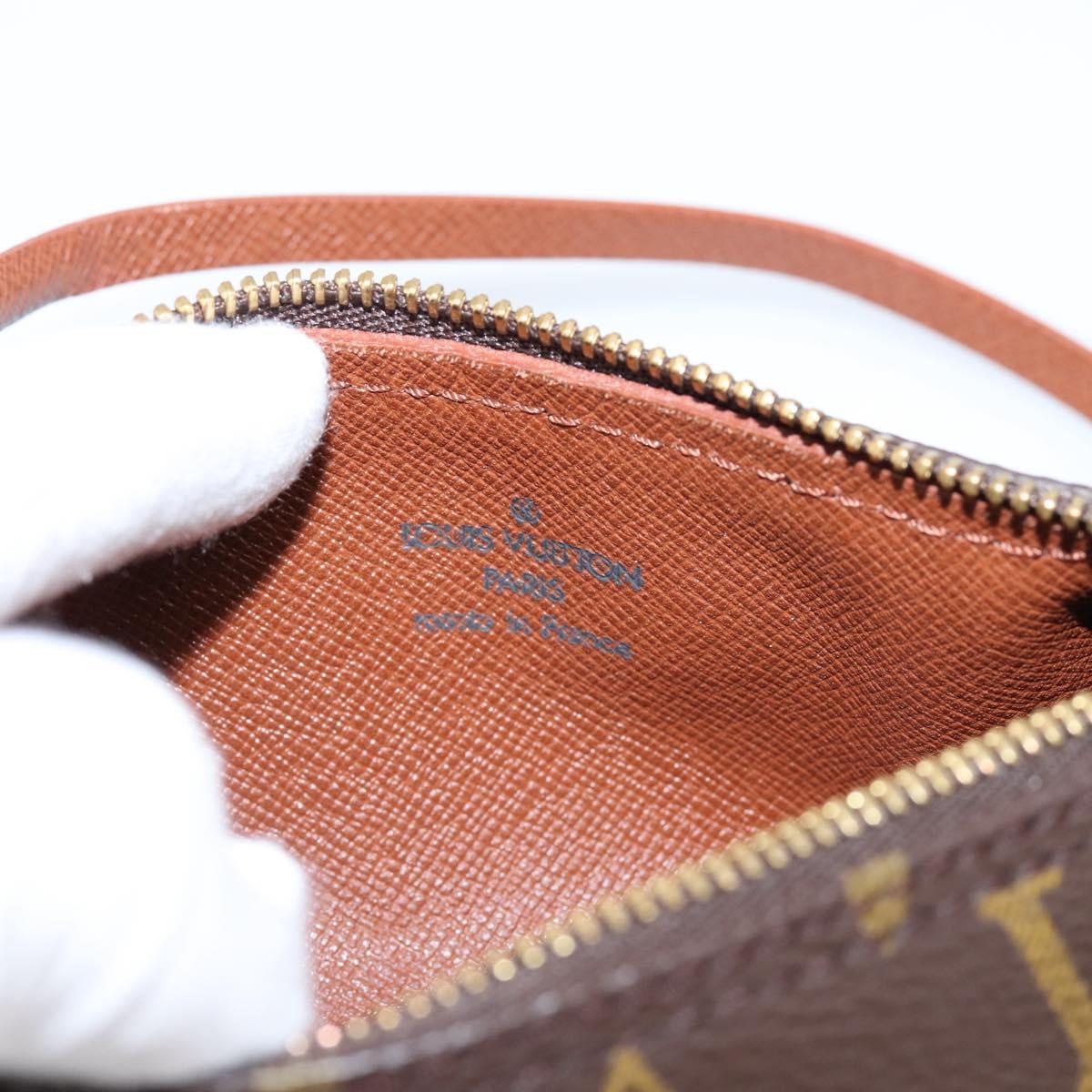 LOUIS VUITTON Monogram Papillon Pouch LV Auth BA15780A