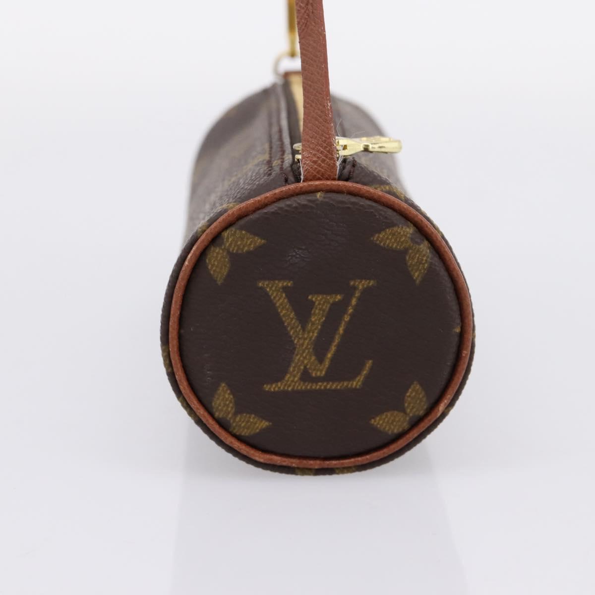 LOUIS VUITTON Monogram Papillon Pouch LV Auth BA15780A