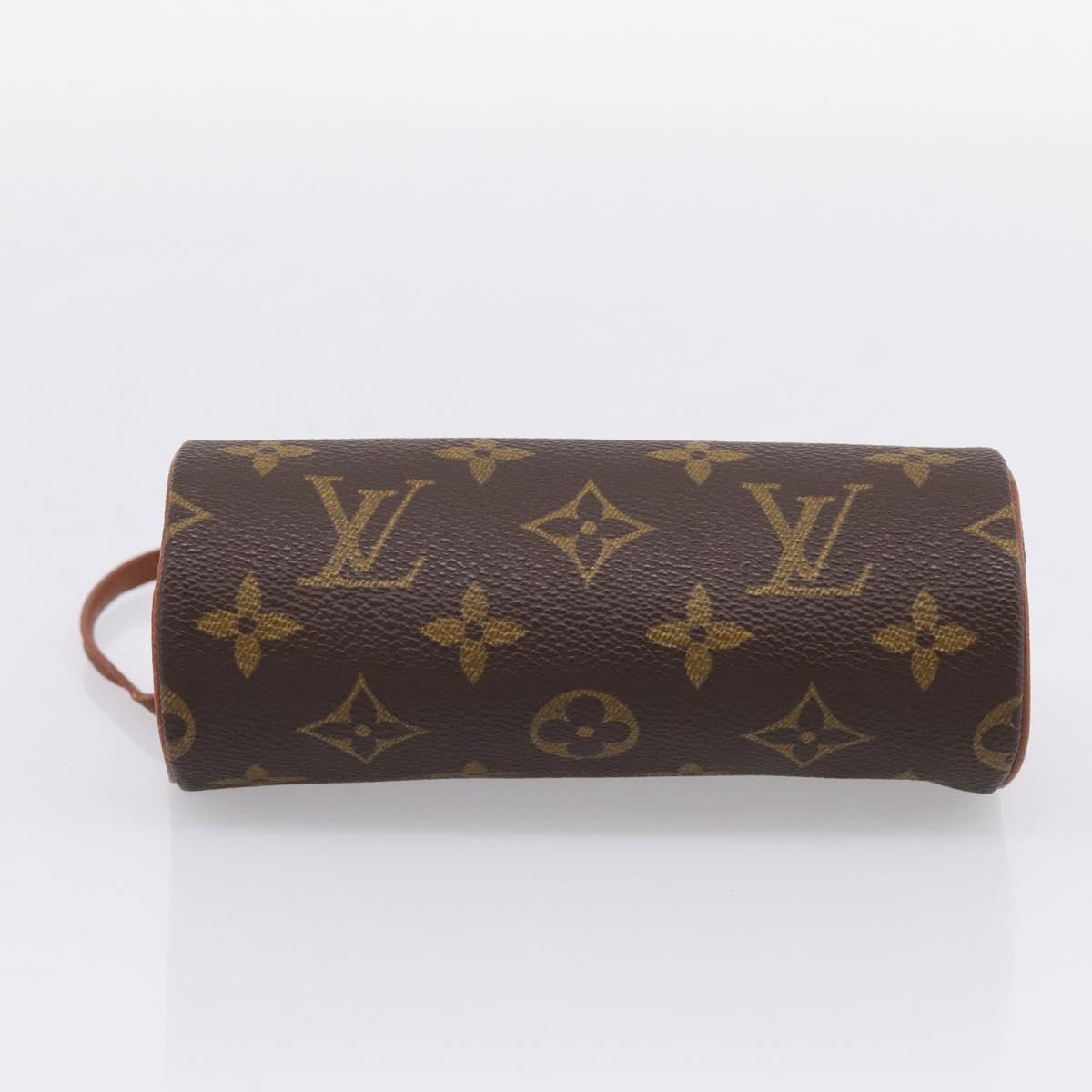 LOUIS VUITTON Monogram Papillon Pouch LV Auth BA15780A