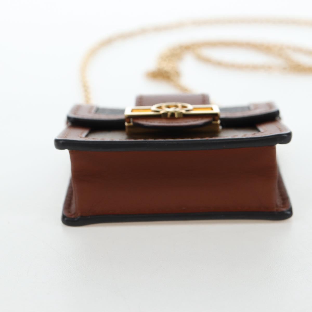 LOUIS VUITTON Monogram Reverse Micro Dauphine Bag M80250 LV Auth BA15782M
