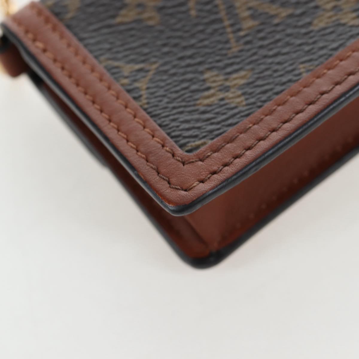LOUIS VUITTON Monogram Reverse Micro Dauphine Bag M80250 LV Auth BA15782M