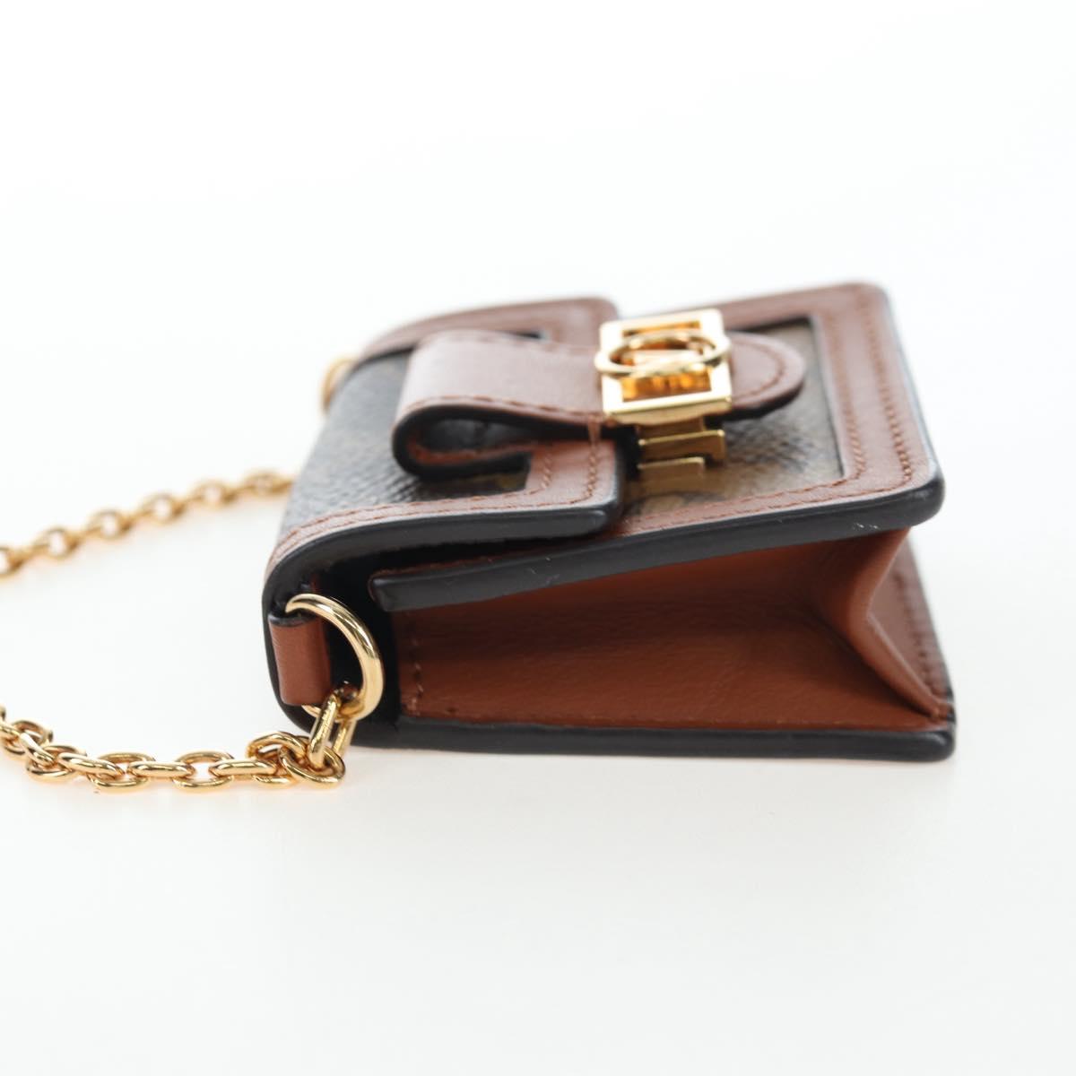 LOUIS VUITTON Monogram Reverse Micro Dauphine Bag M80250 LV Auth BA15782M