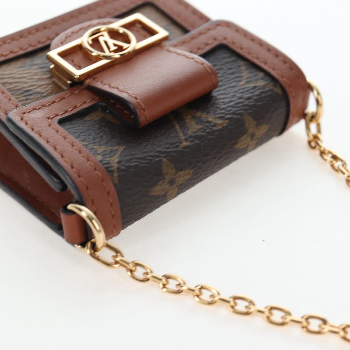 LOUIS VUITTON Monogram Reverse Micro Dauphine Bag M80250 LV Auth BA15782M