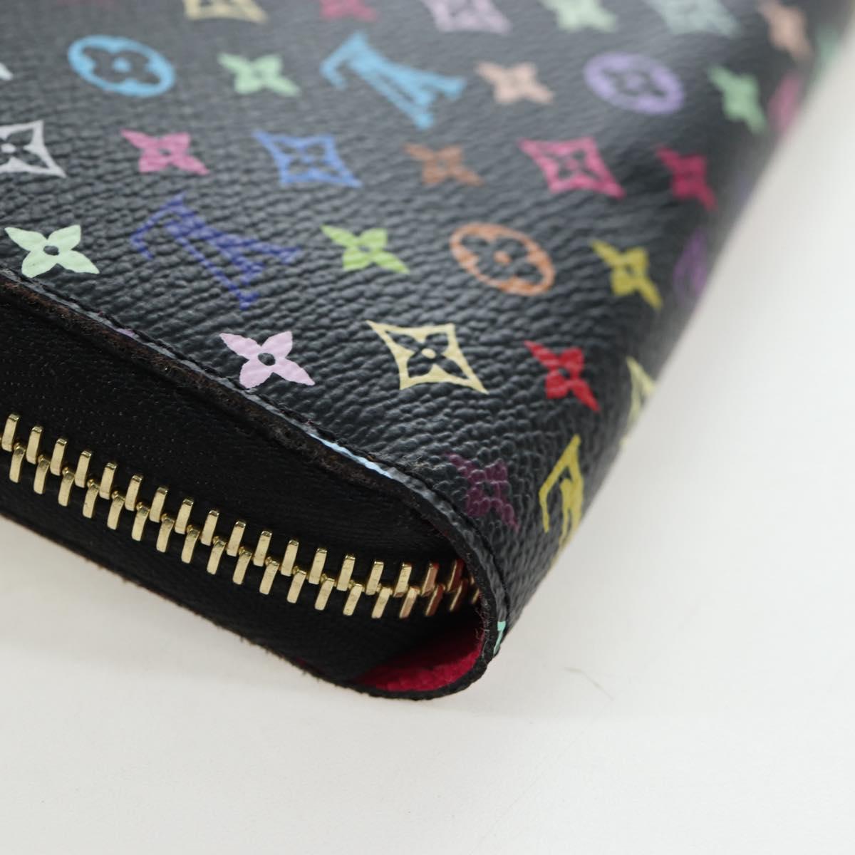 LOUIS VUITTON Monogram Multicolor Zippy Wallet Wallet M60050 LV Auth BA15783V