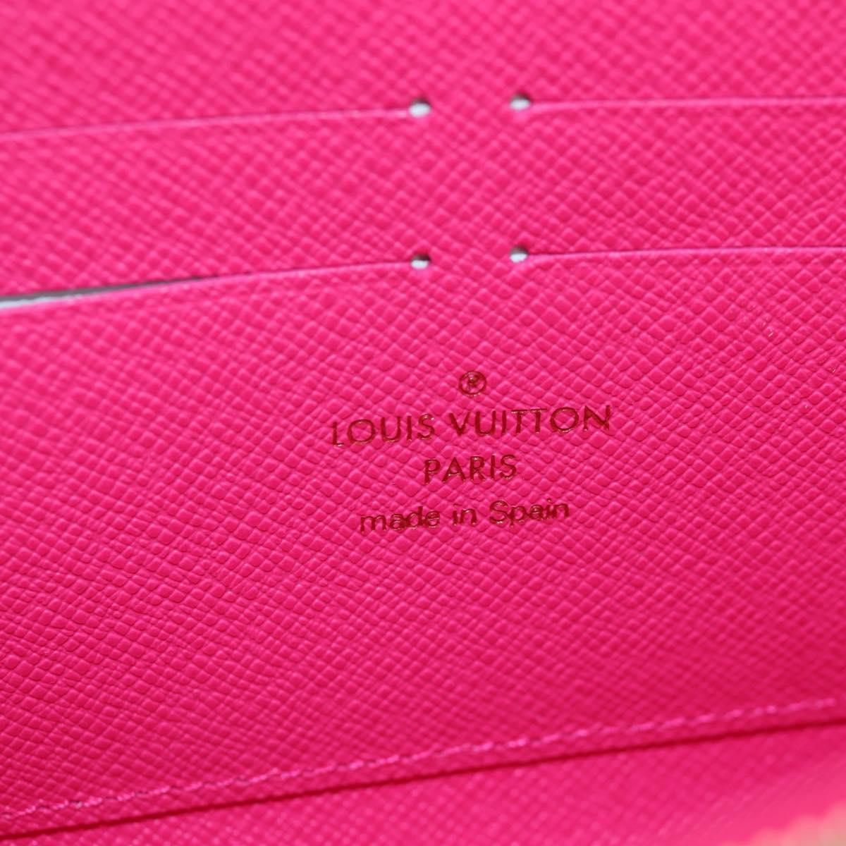 LOUIS VUITTON Monogram Multicolor Zippy Wallet Wallet M60050 LV Auth BA15783V