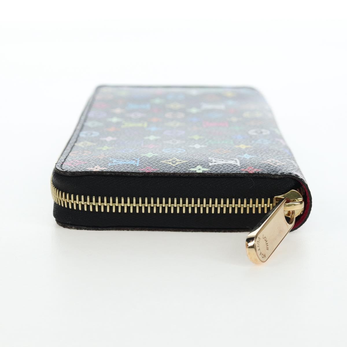 LOUIS VUITTON Monogram Multicolor Zippy Wallet Wallet M60050 LV Auth BA15783V
