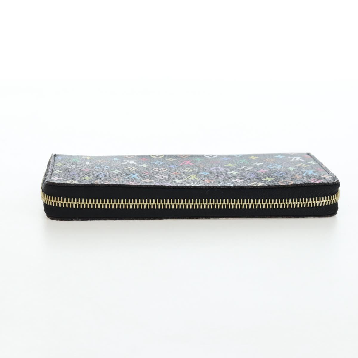 LOUIS VUITTON Monogram Multicolor Zippy Wallet Wallet M60050 LV Auth BA15783V