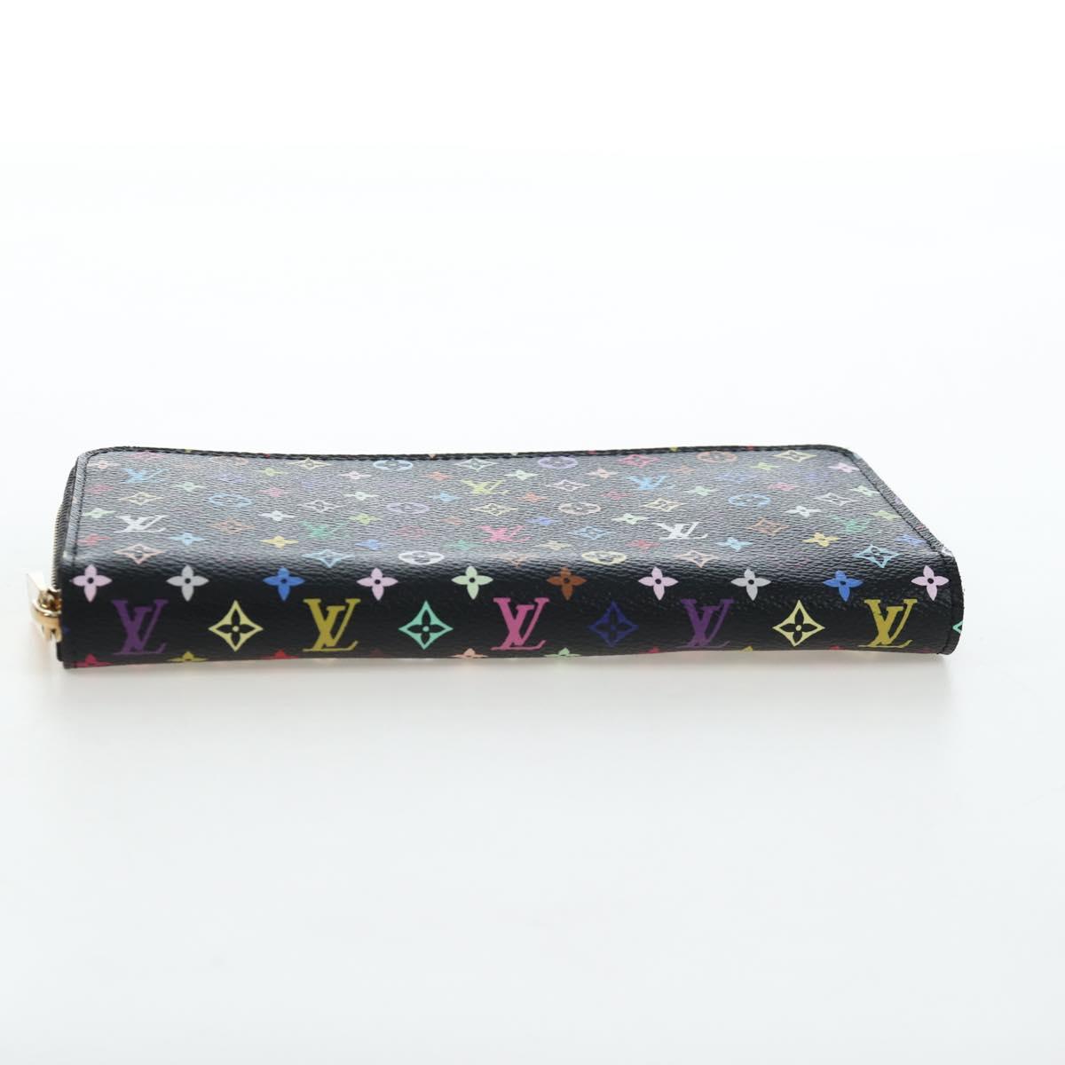 LOUIS VUITTON Monogram Multicolor Zippy Wallet Wallet M60050 LV Auth BA15783V