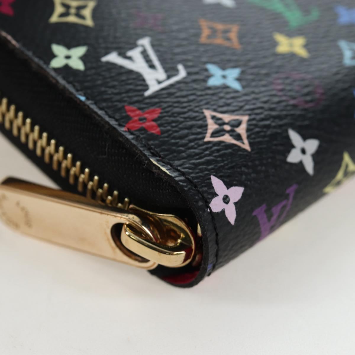 LOUIS VUITTON Monogram Multicolor Zippy Wallet Wallet M60050 LV Auth BA15783V