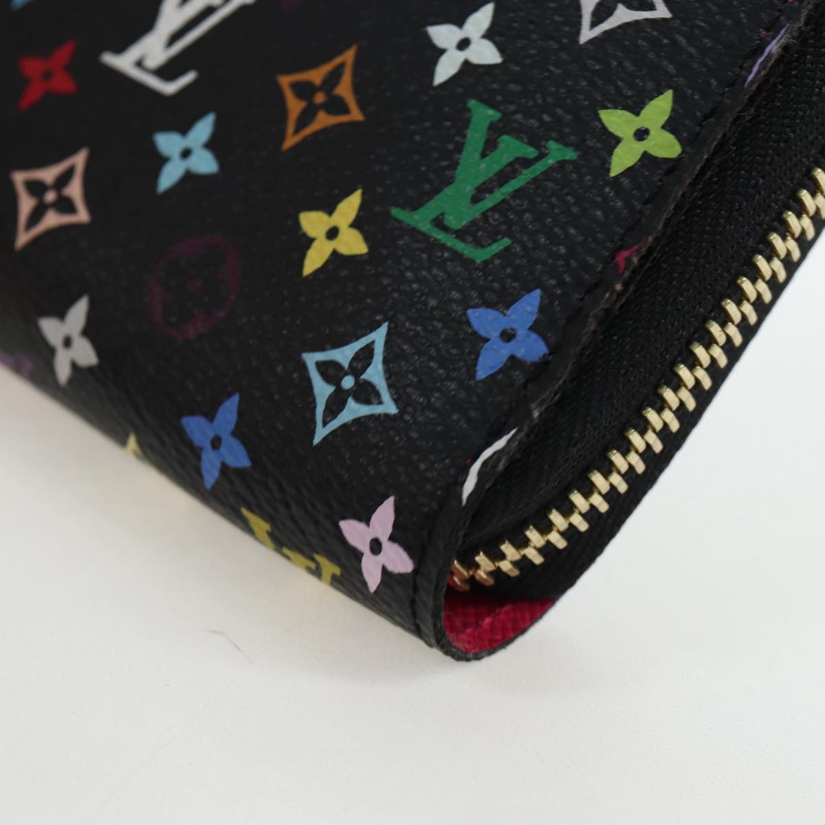 LOUIS VUITTON Monogram Multicolor Zippy Wallet Wallet M60050 LV Auth BA15783V