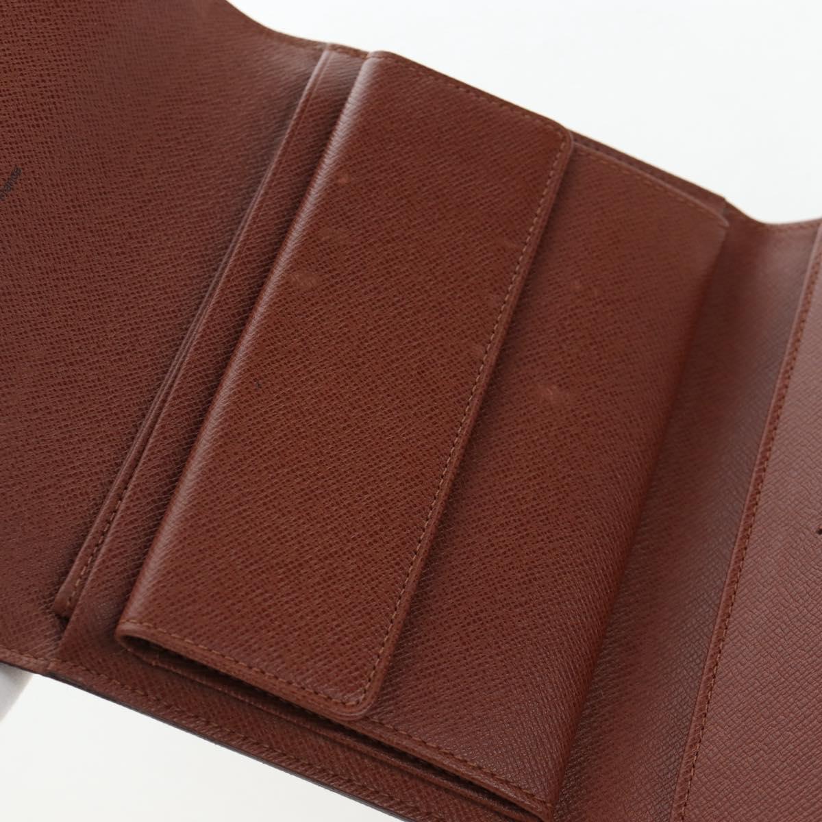 LOUIS VUITTON Monogram Porte TresorEtui Papie Wallet M61202 LV Auth BA15784