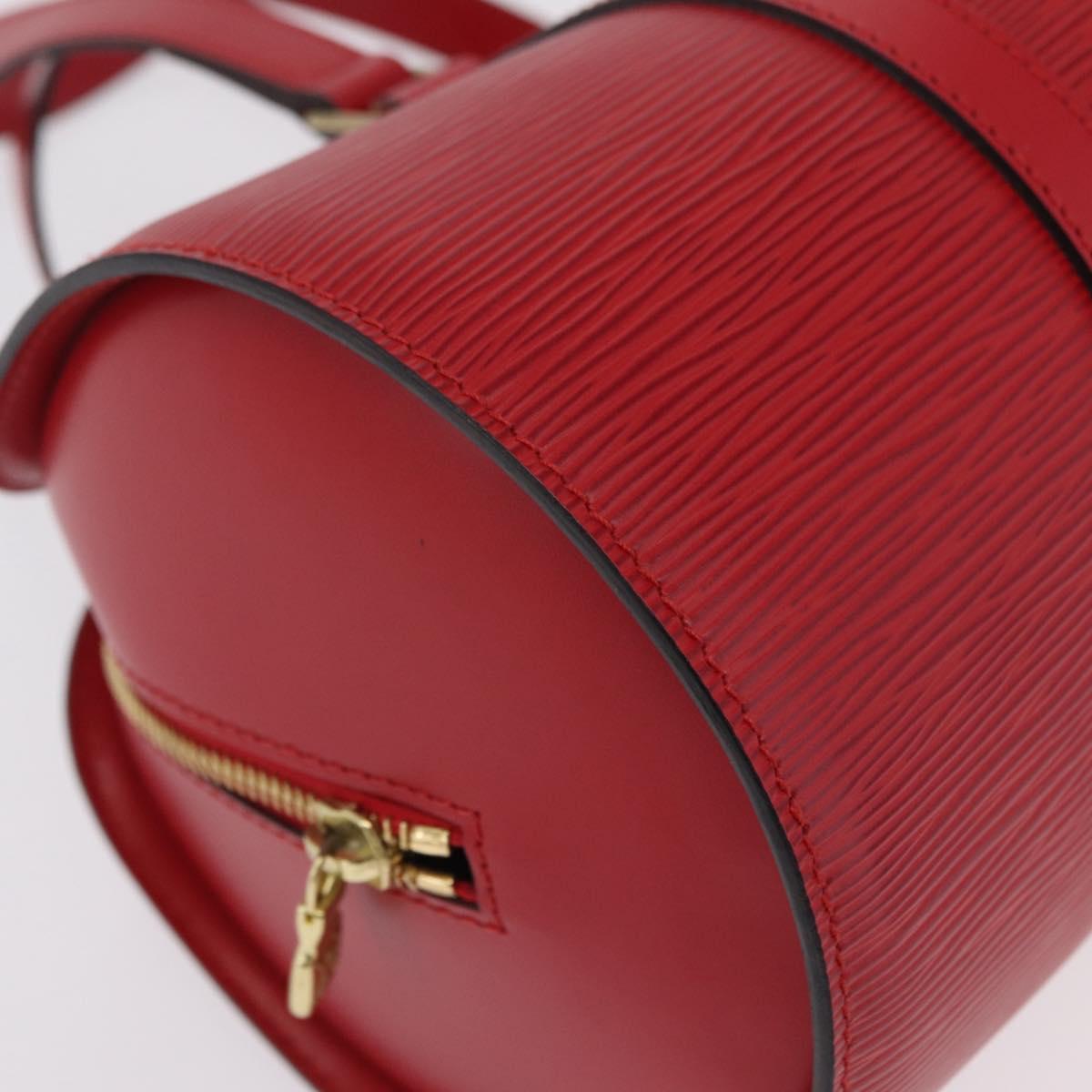 LOUIS VUITTON Epi Soufflot Hand Bag Red M52227 LV Auth BA15785V