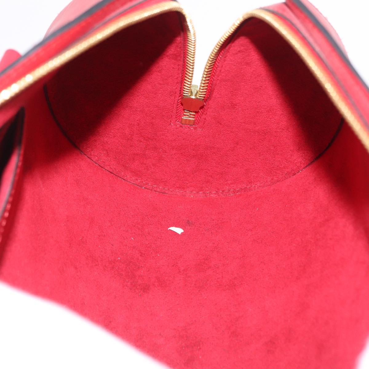 LOUIS VUITTON Epi Soufflot Hand Bag Red M52227 LV Auth BA15785V