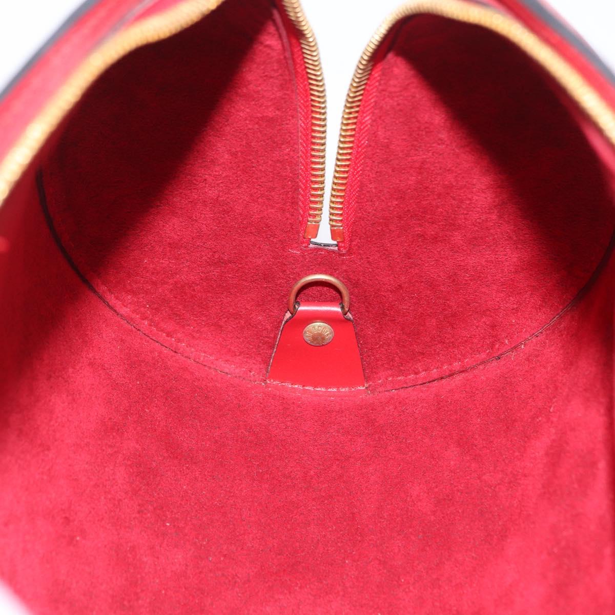 LOUIS VUITTON Epi Soufflot Hand Bag Red M52227 LV Auth BA15785V