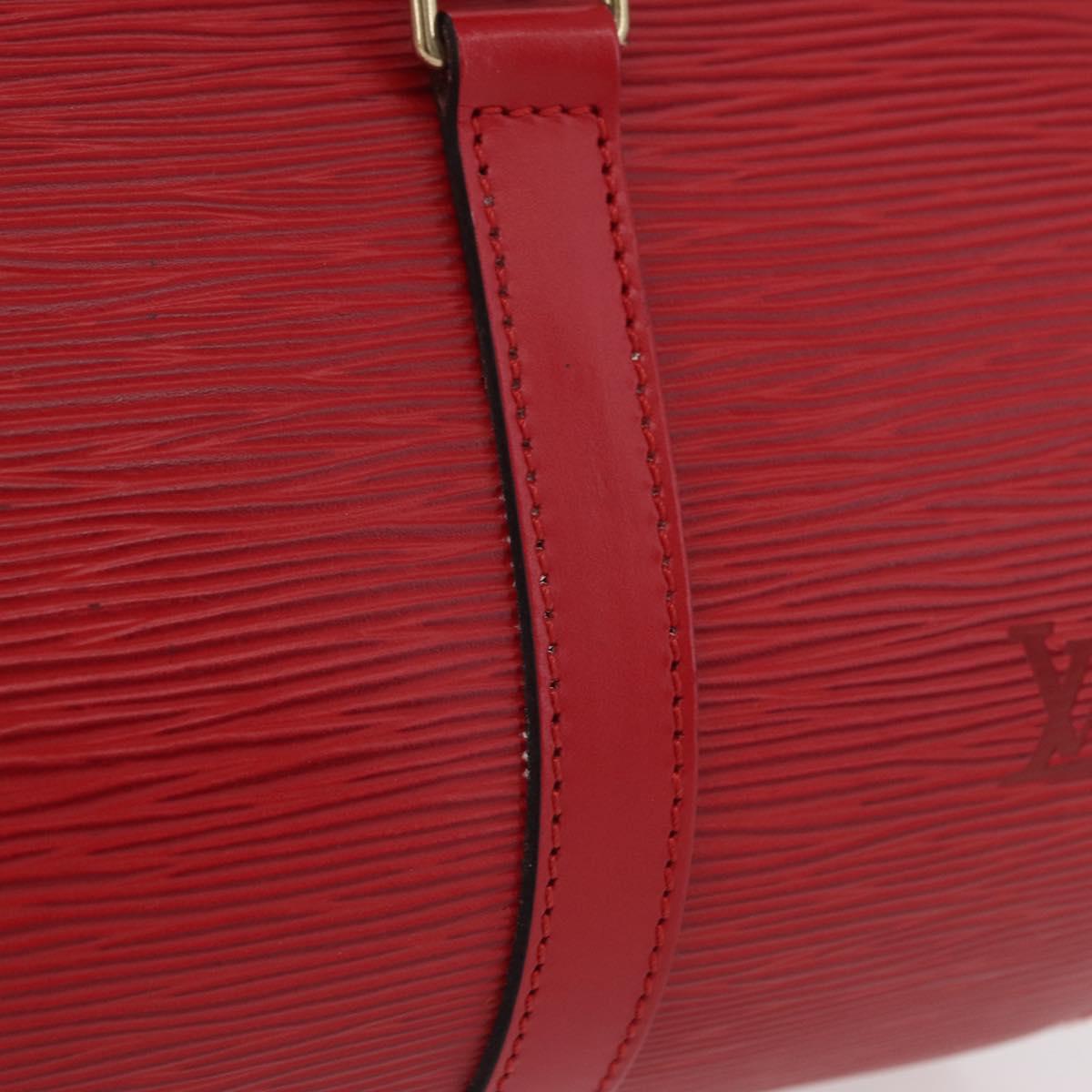 LOUIS VUITTON Epi Soufflot Hand Bag Red M52227 LV Auth BA15785V