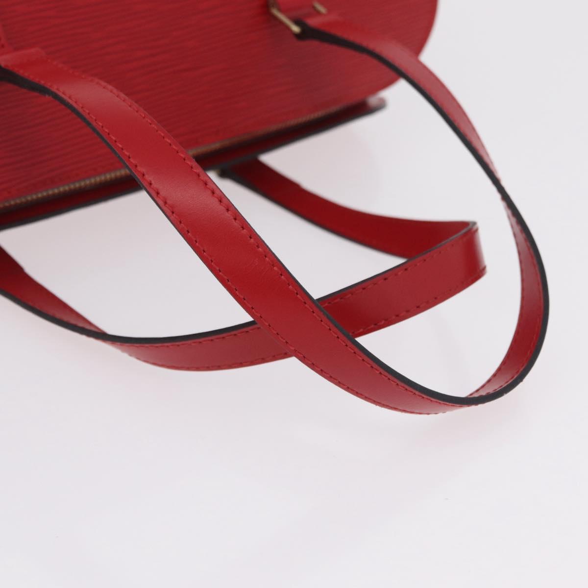 LOUIS VUITTON Epi Soufflot Hand Bag Red M52227 LV Auth BA15785V