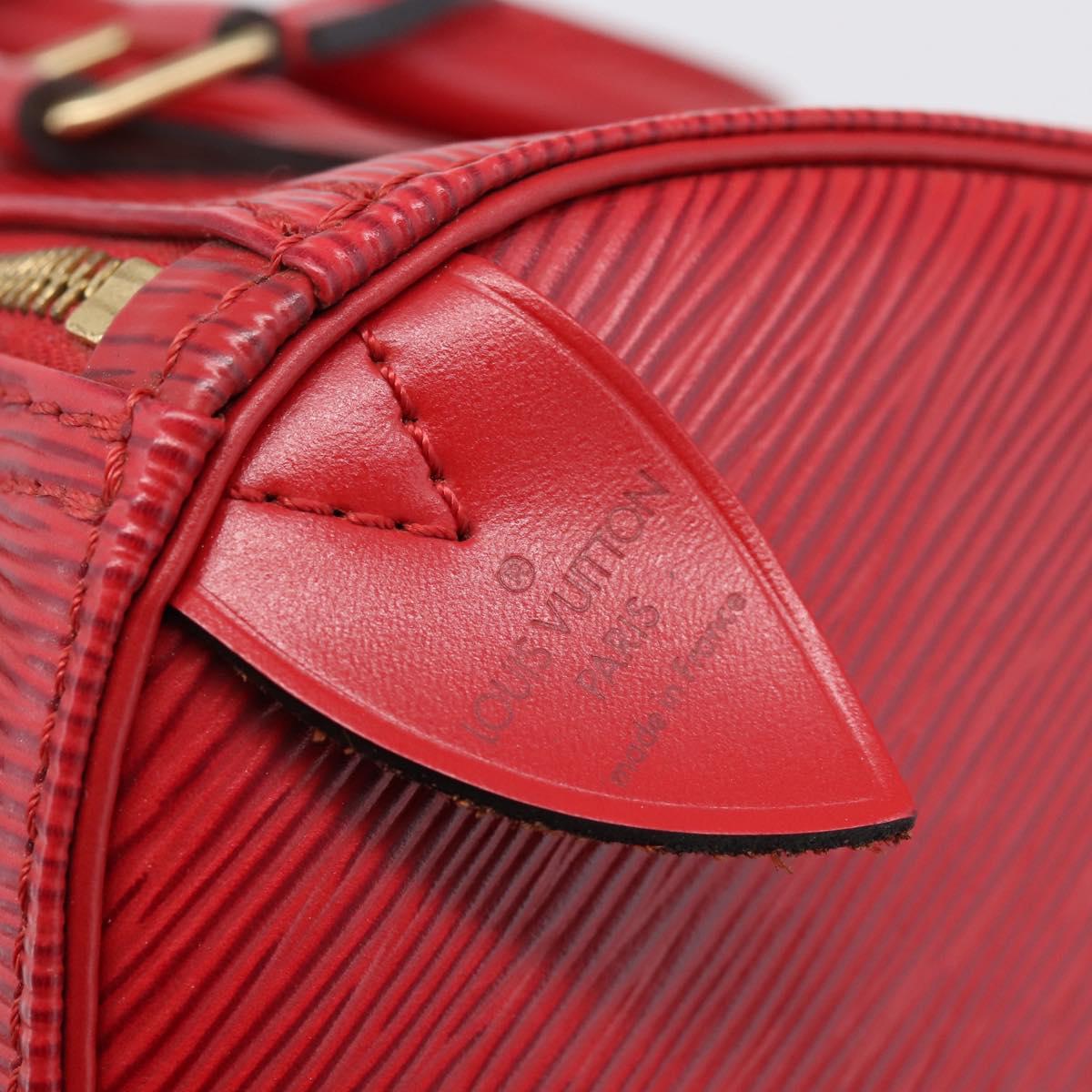 LOUIS VUITTON Epi Speedy 25 Hand Bag Castilian Red M43017 LV Auth BA15786V