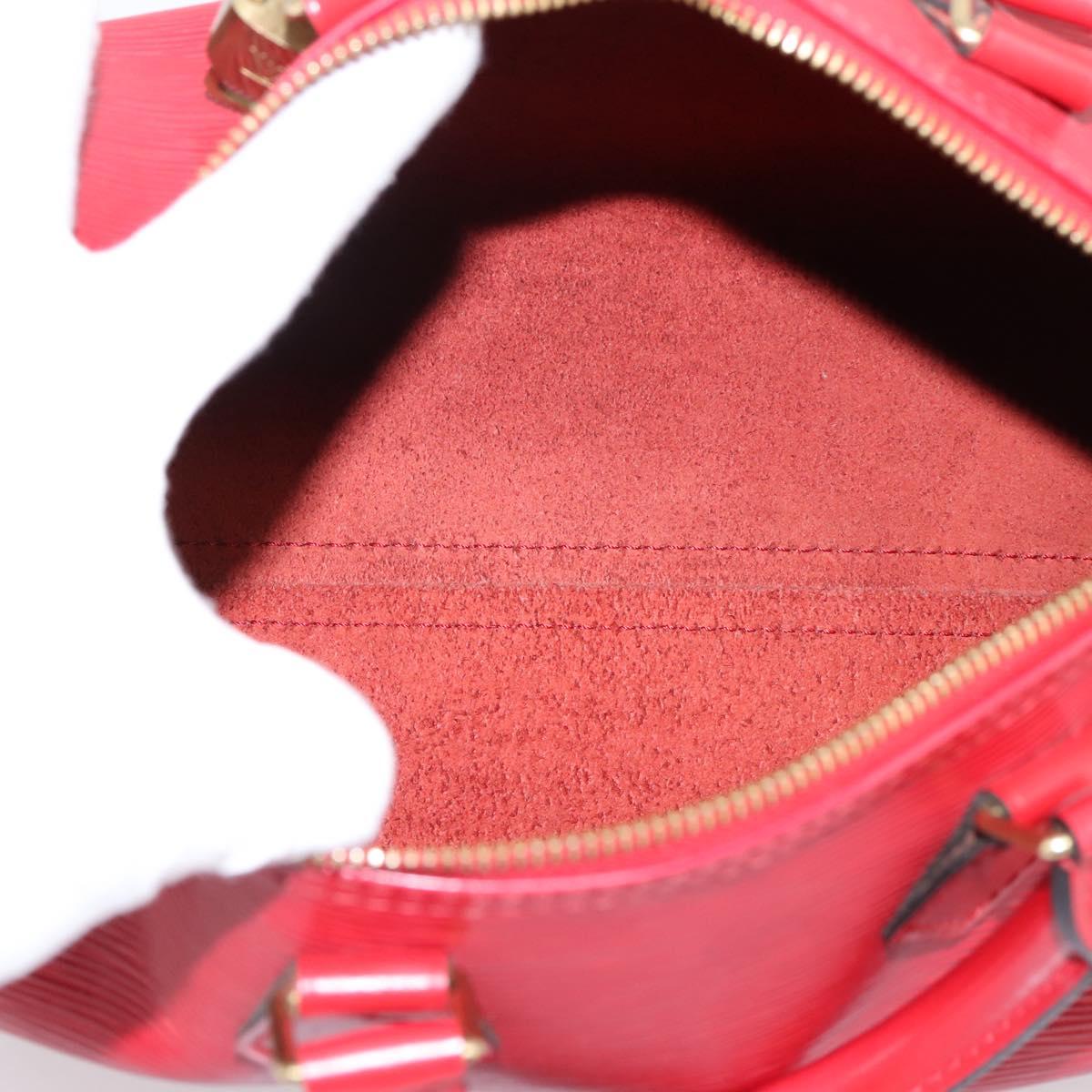 LOUIS VUITTON Epi Speedy 25 Hand Bag Castilian Red M43017 LV Auth BA15786V
