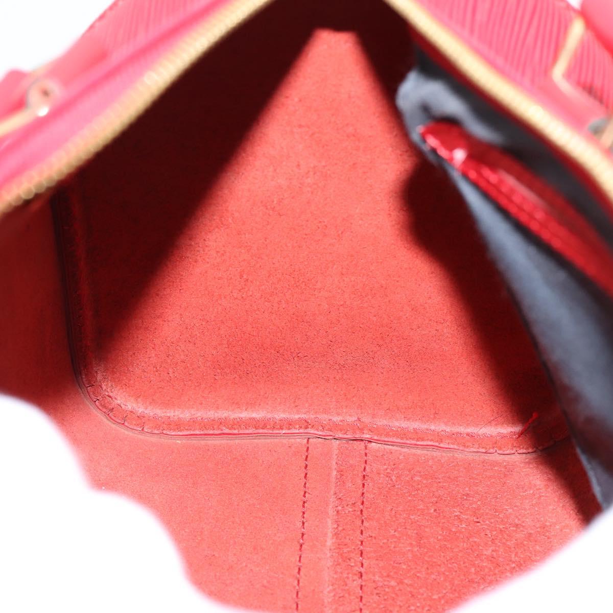 LOUIS VUITTON Epi Speedy 25 Hand Bag Castilian Red M43017 LV Auth BA15786V