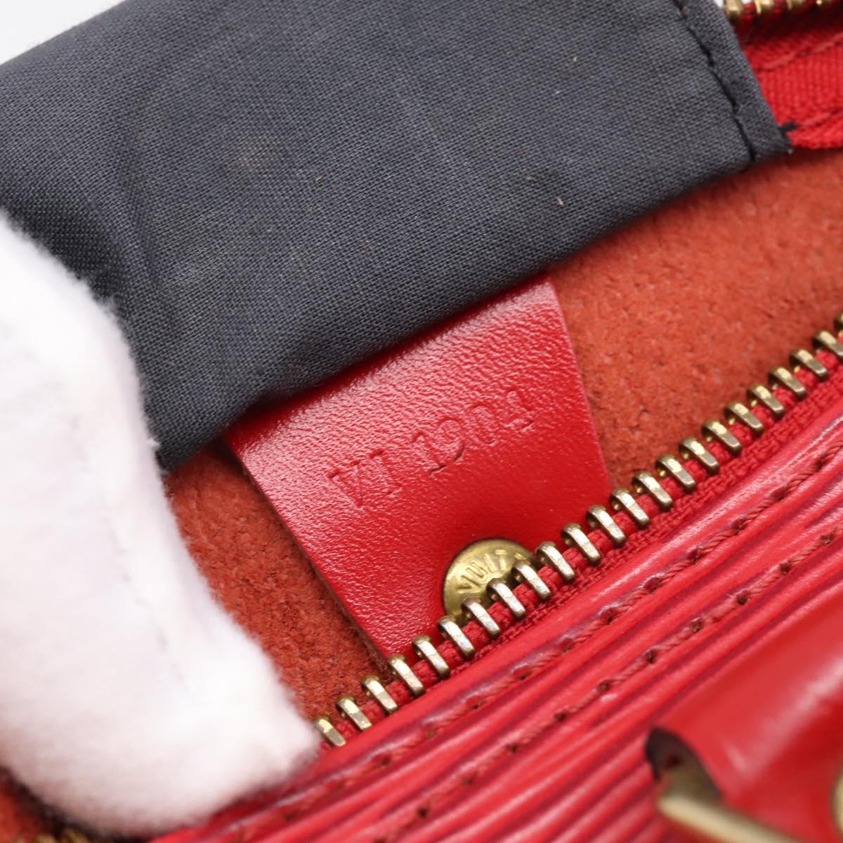 LOUIS VUITTON Epi Speedy 25 Hand Bag Castilian Red M43017 LV Auth BA15786V