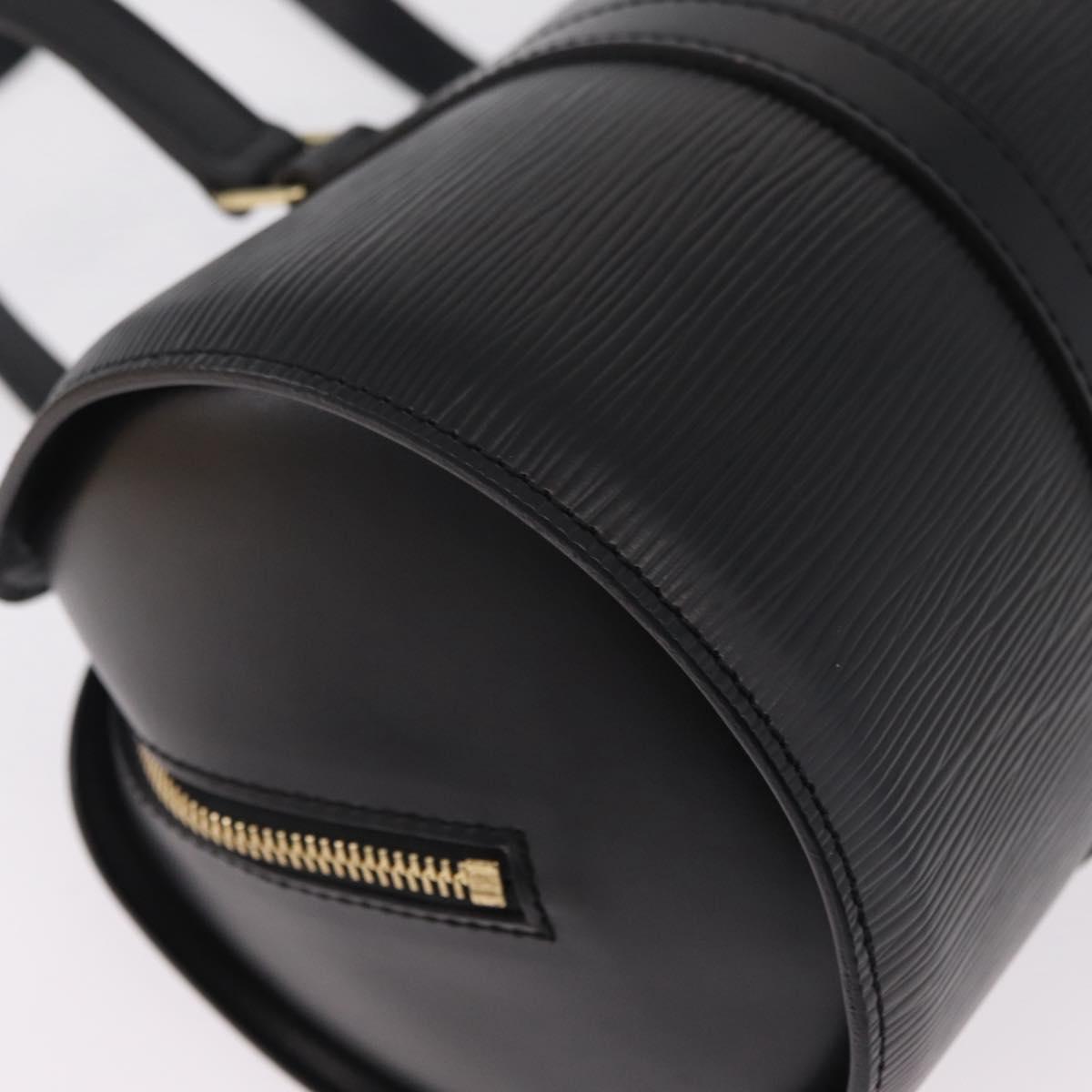 LOUIS VUITTON Epi Soufflot Hand Bag Black M52222 LV Auth BA15788V