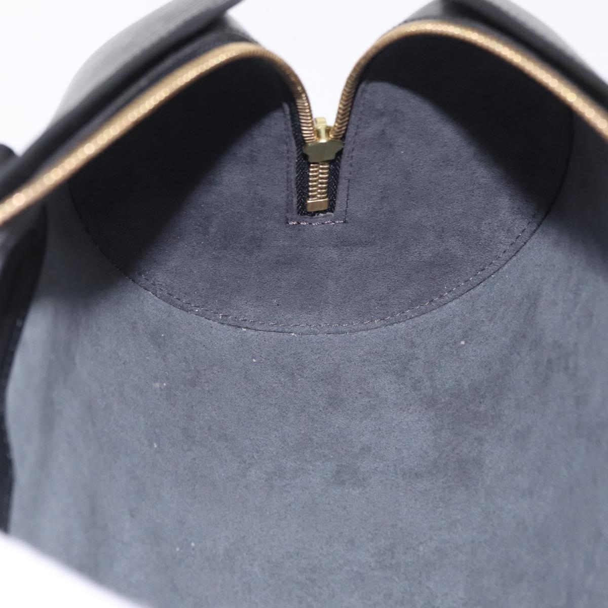 LOUIS VUITTON Epi Soufflot Hand Bag Black M52222 LV Auth BA15788V