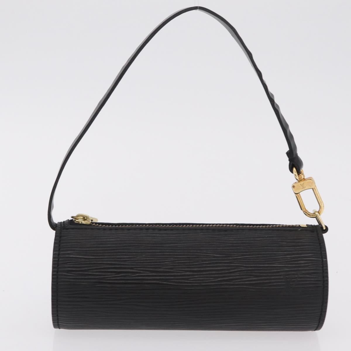 LOUIS VUITTON Epi Soufflot Hand Bag Black M52222 LV Auth BA15788V