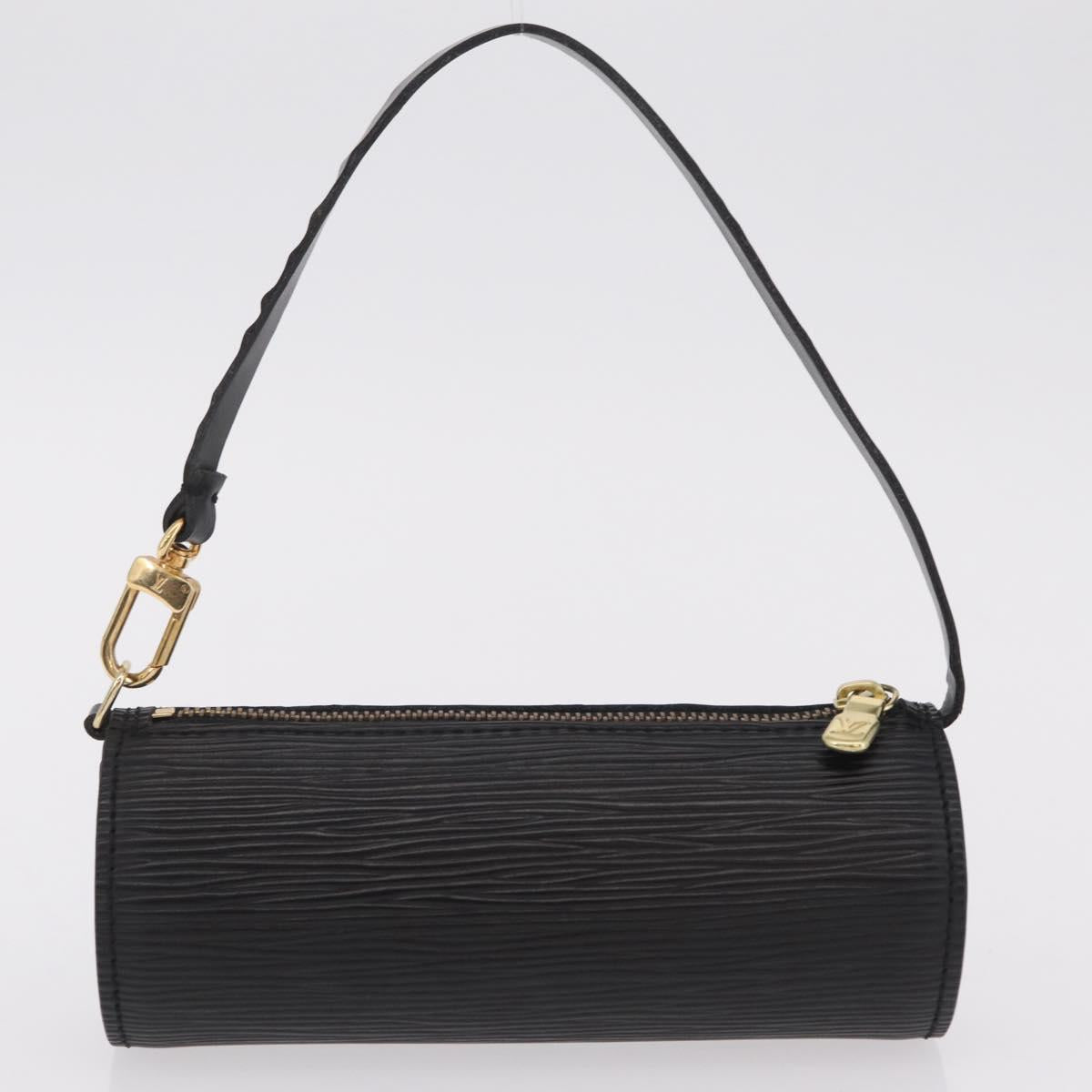 LOUIS VUITTON Epi Soufflot Hand Bag Black M52222 LV Auth BA15788V
