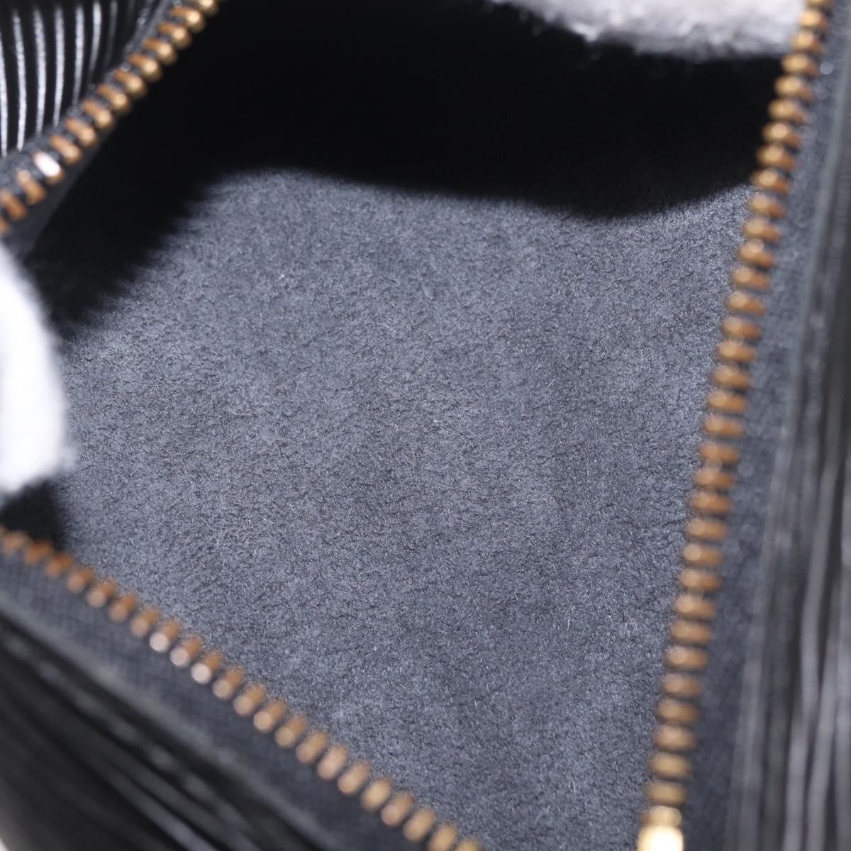 LOUIS VUITTON Epi Soufflot Hand Bag Black M52222 LV Auth BA15788V