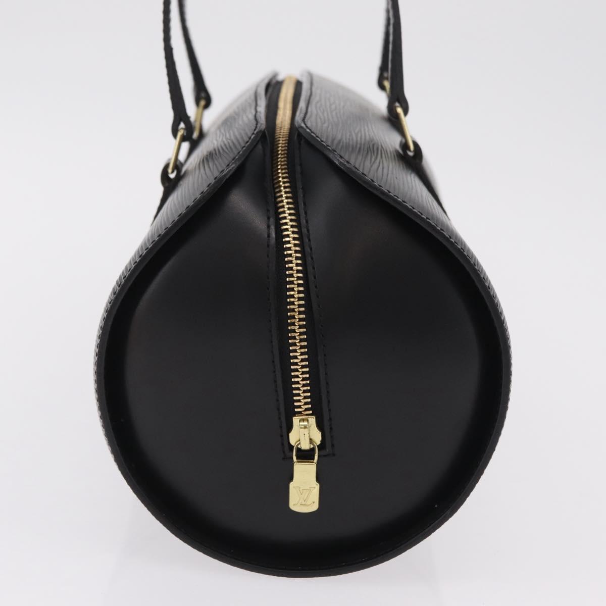 LOUIS VUITTON Epi Soufflot Hand Bag Black M52222 LV Auth BA15788V
