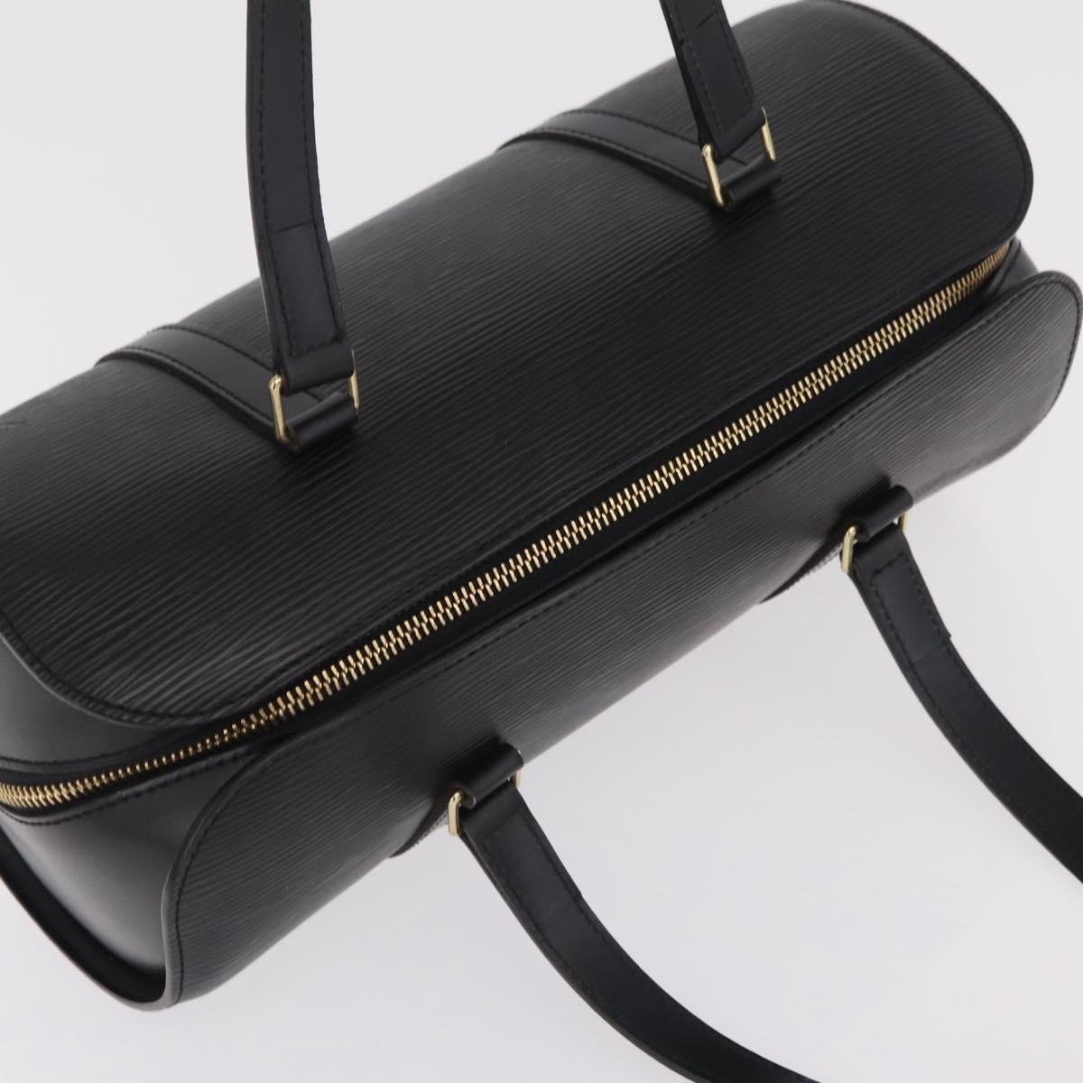 LOUIS VUITTON Epi Soufflot Hand Bag Black M52222 LV Auth BA15788V