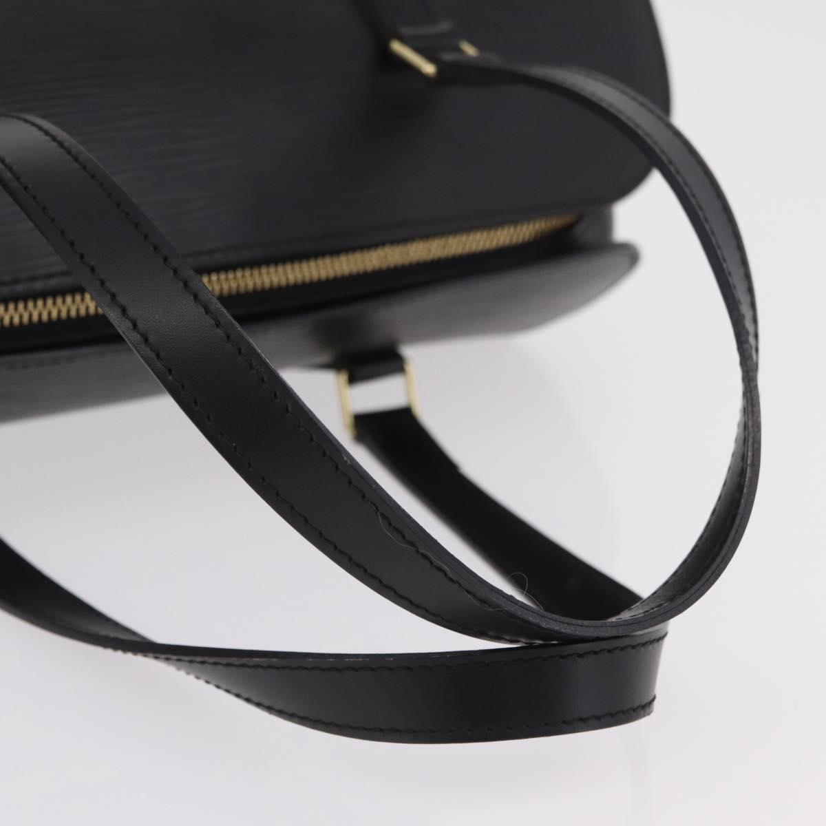LOUIS VUITTON Epi Soufflot Hand Bag Black M52222 LV Auth BA15788V