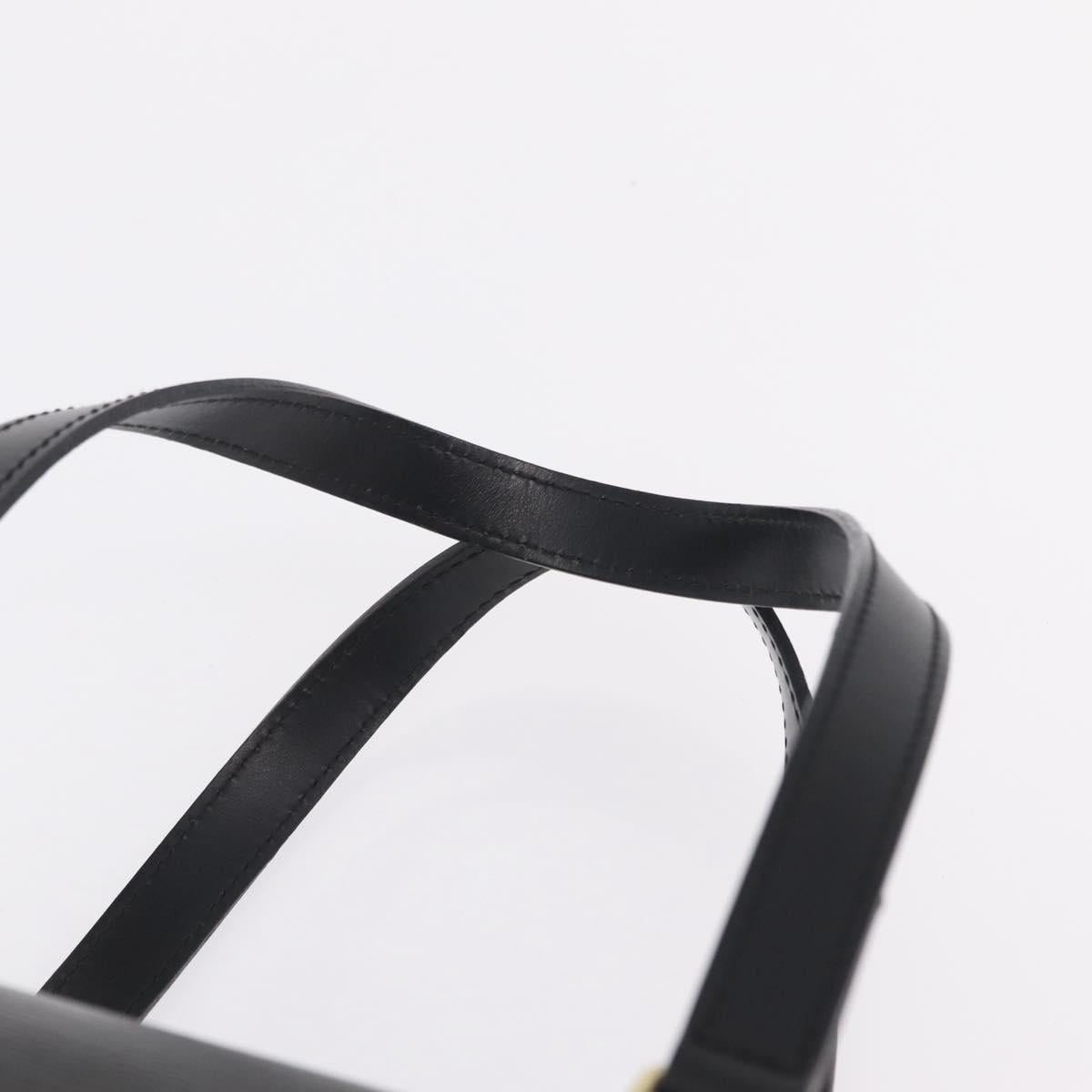 LOUIS VUITTON Epi Soufflot Hand Bag Black M52222 LV Auth BA15788V