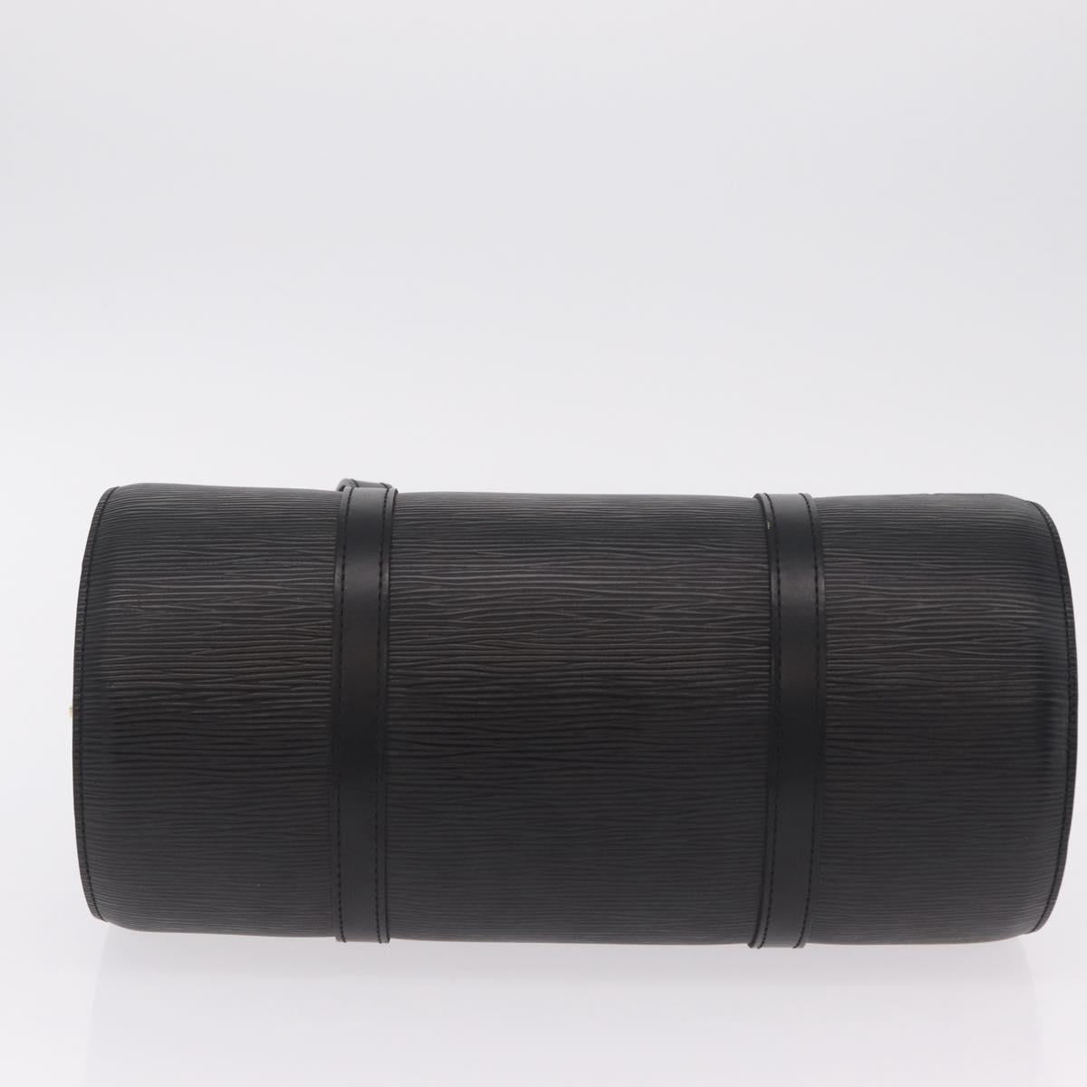 LOUIS VUITTON Epi Soufflot Hand Bag Black M52222 LV Auth BA15788V