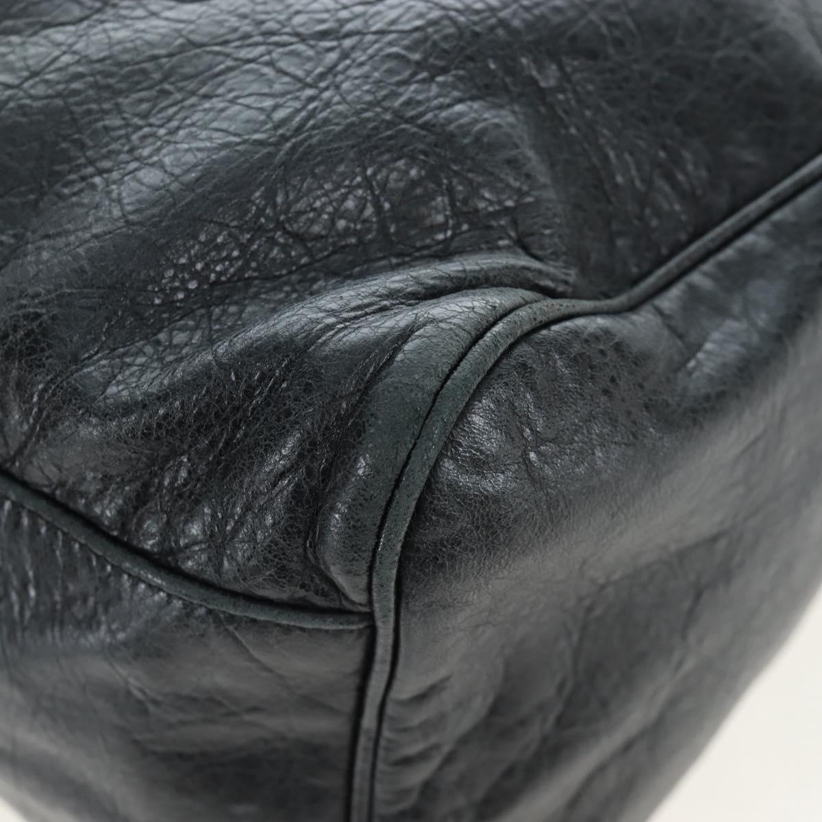 BALENCIAGA Classic Vero Hand Bag Leather 2way Black 235216 Auth BA15797V