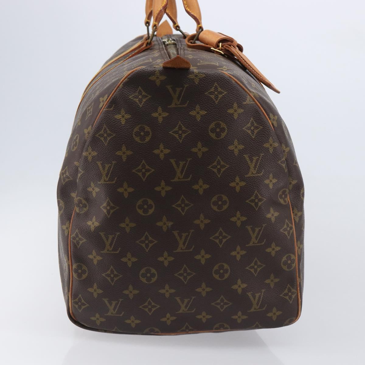 LOUIS VUITTON Monogram Keepall 60 Boston Bag M41422 LV Auth BA15807