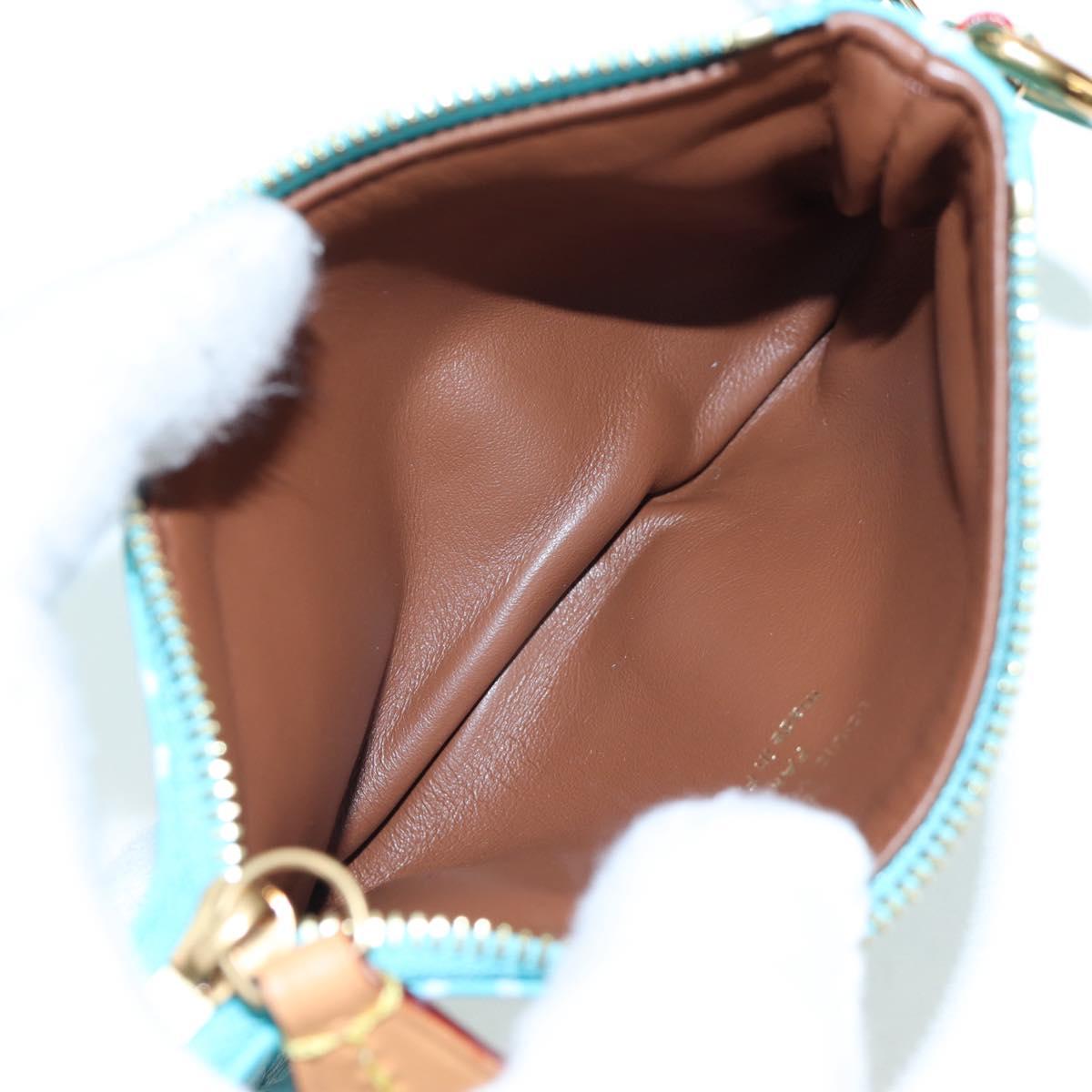 LOUIS VUITTON Speedy P9 Bandouliere 25 Bag Turquoise Blue M11561 Auth BA15809SM