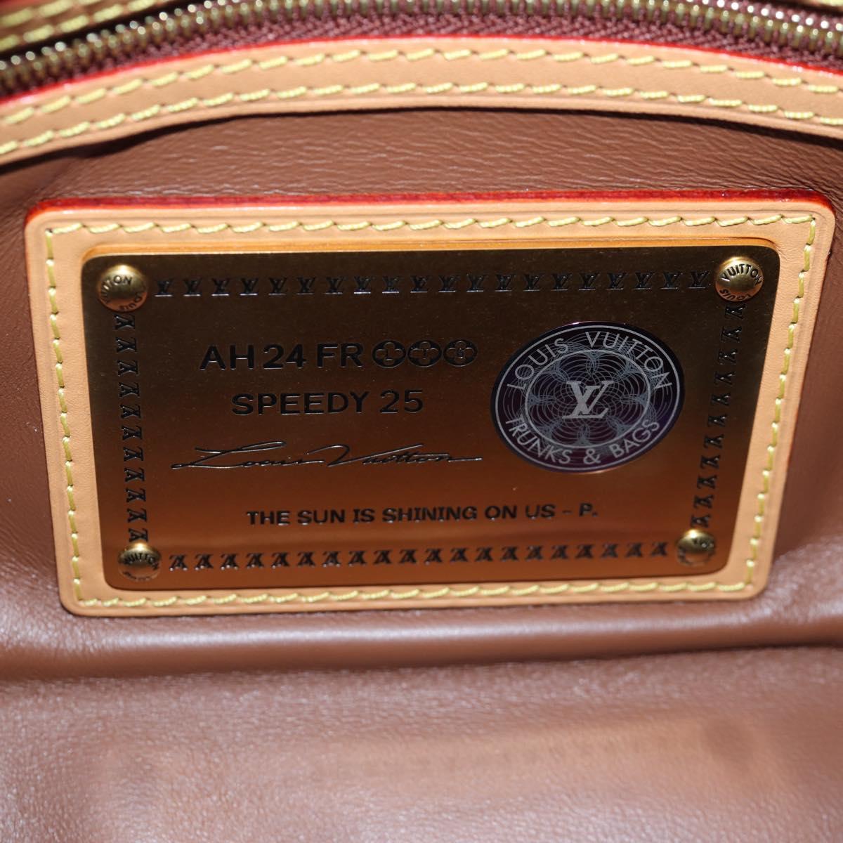 LOUIS VUITTON Speedy P9 Bandouliere 25 Bag Turquoise Blue M11561 Auth BA15809SM