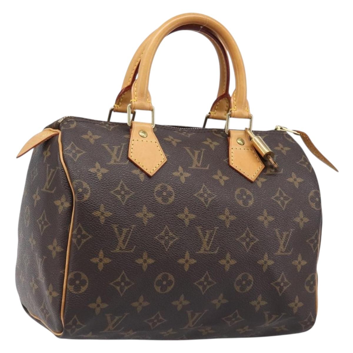 LOUIS VUITTON Monogram Speedy 25 Hand Bag M41528 LV Auth BA15810V