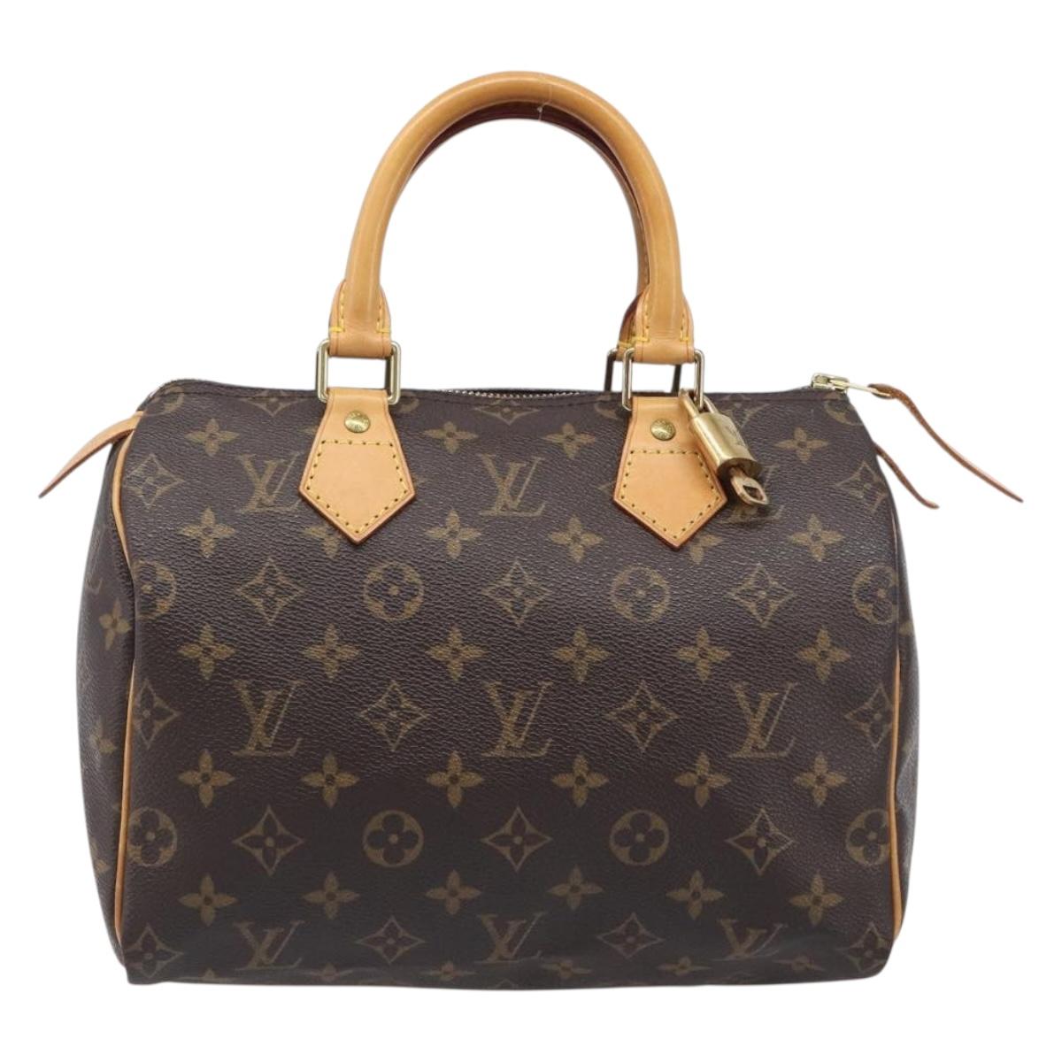 LOUIS VUITTON Monogram Speedy 25 Hand Bag M41528 LV Auth BA15810V