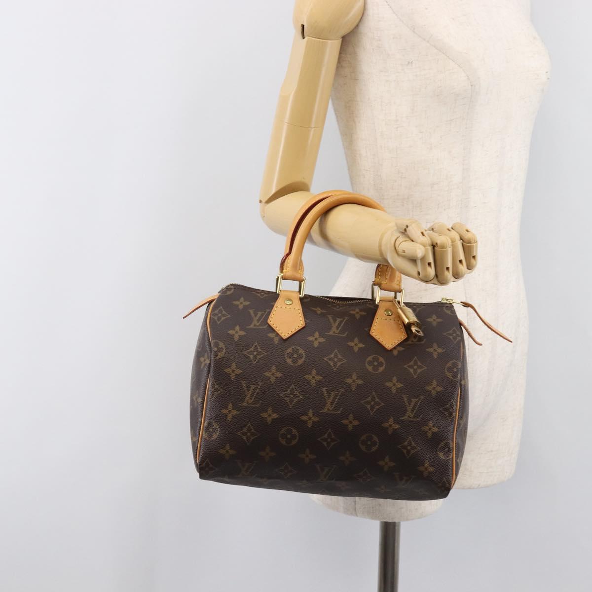 LOUIS VUITTON Monogram Speedy 25 Hand Bag M41528 LV Auth BA15810V