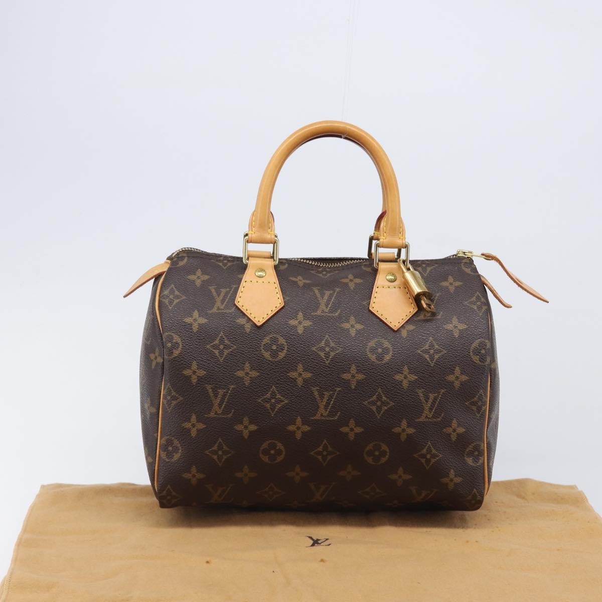 LOUIS VUITTON Monogram Speedy 25 Hand Bag M41528 LV Auth BA15810V