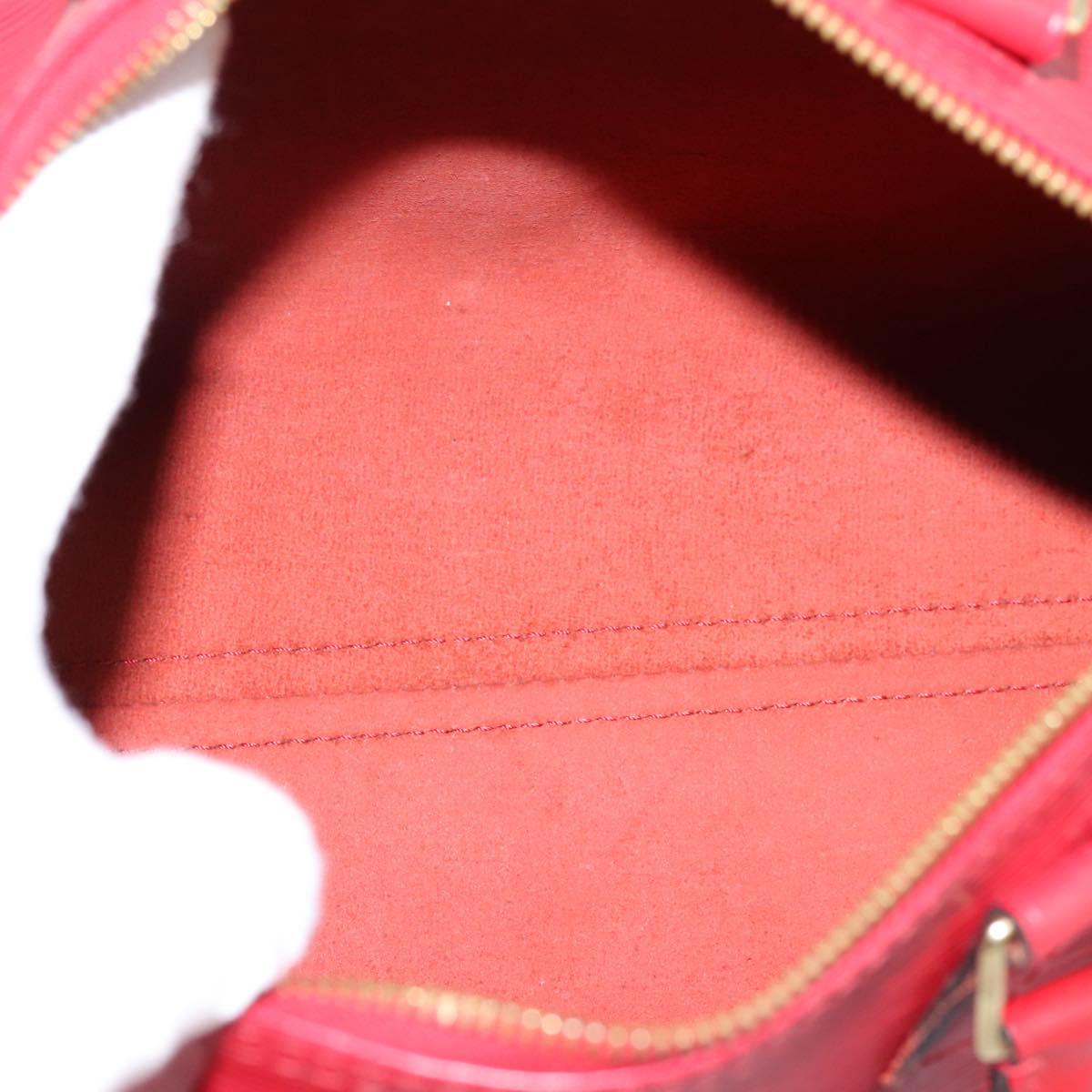 LOUIS VUITTON Epi Speedy 25 Hand Bag Castilian Red M43017 LV Auth BA15812V