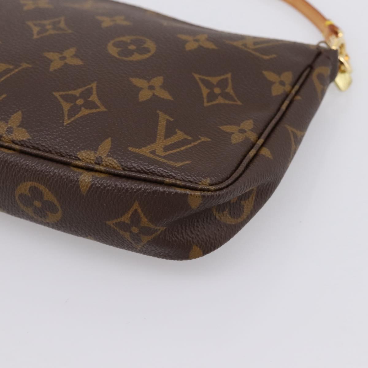 LOUIS VUITTON Monogram Pochette Accessoires Pouch M51980 LV Auth BA15816V