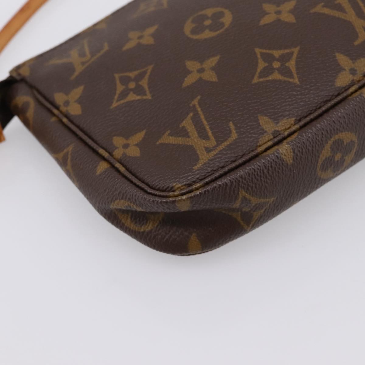 LOUIS VUITTON Monogram Pochette Accessoires Pouch M51980 LV Auth BA15816V