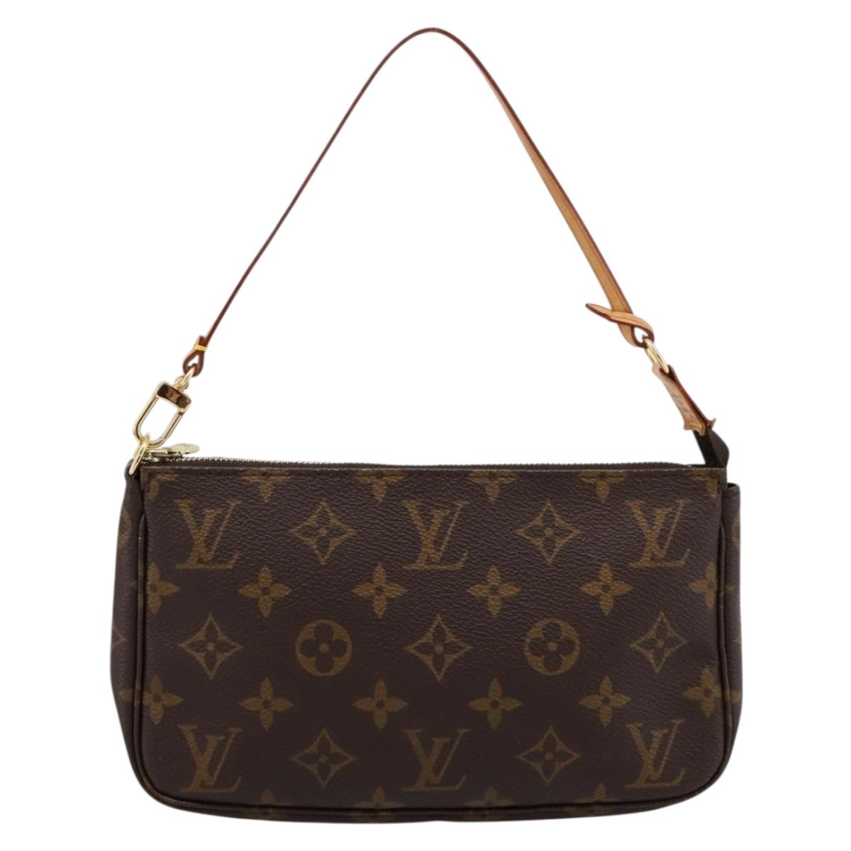 LOUIS VUITTON Monogram Pochette Accessoires Pouch M51980 LV Auth BA15816V