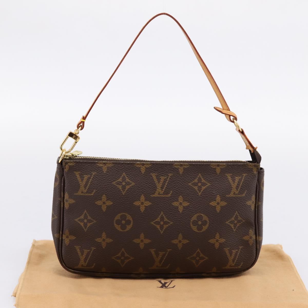 LOUIS VUITTON Monogram Pochette Accessoires Pouch M51980 LV Auth BA15816V