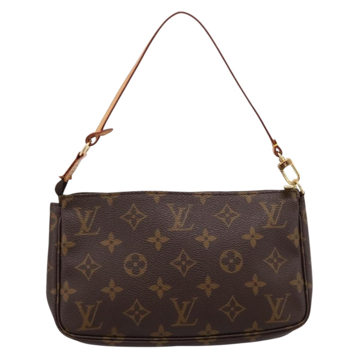 LOUIS VUITTON Monogram Pochette Accessoires Pouch M51980 LV Auth BA15816V